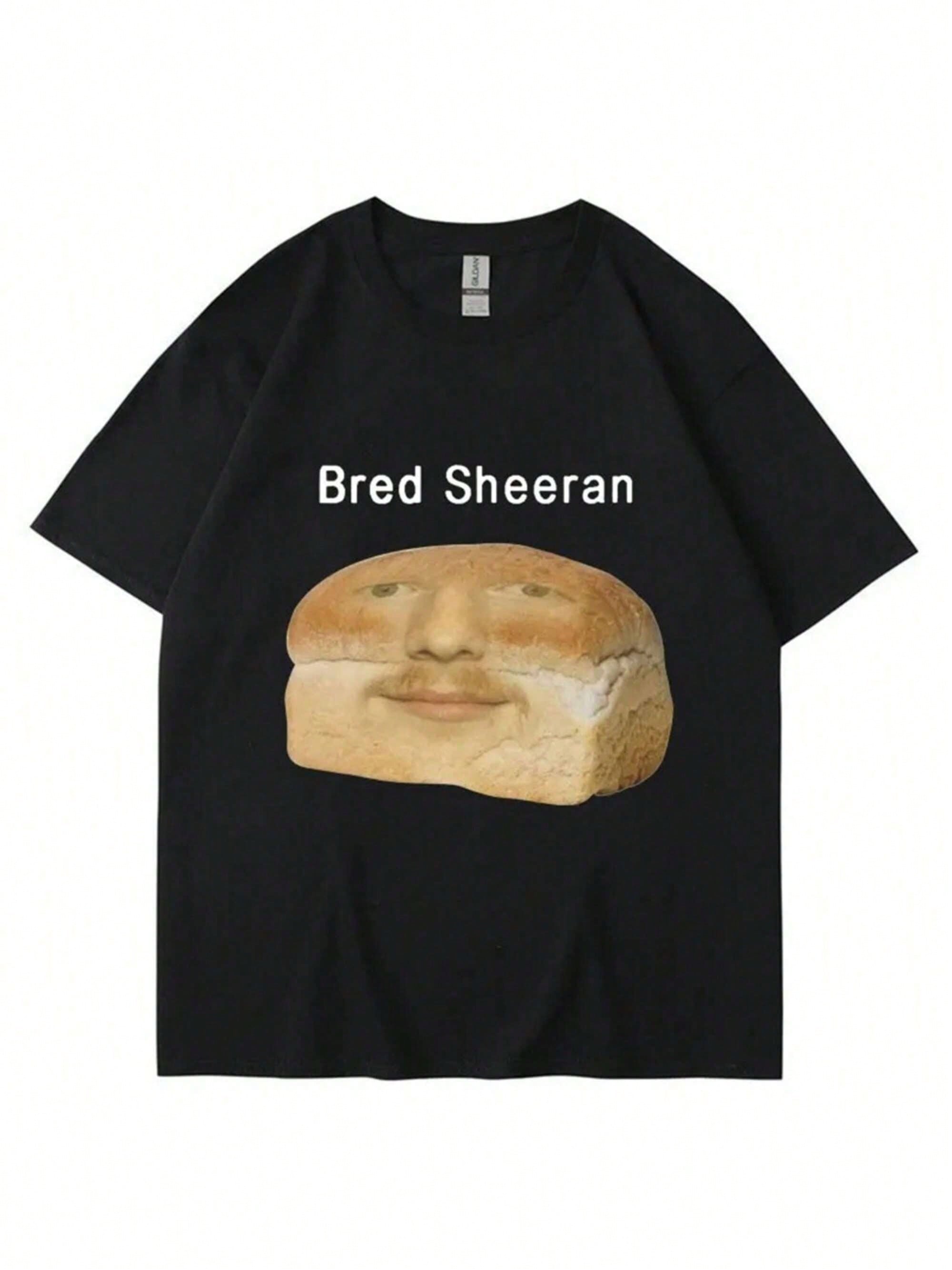 Funny Ed Sheeran Meme Print T Shirts Men Humor