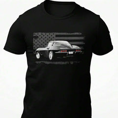 1968 Shelby Mustang Rare Classic Car Short-Sve Uni T-ShirtLeisure Digital Printed Pure Heavy Cotton T-Shirt