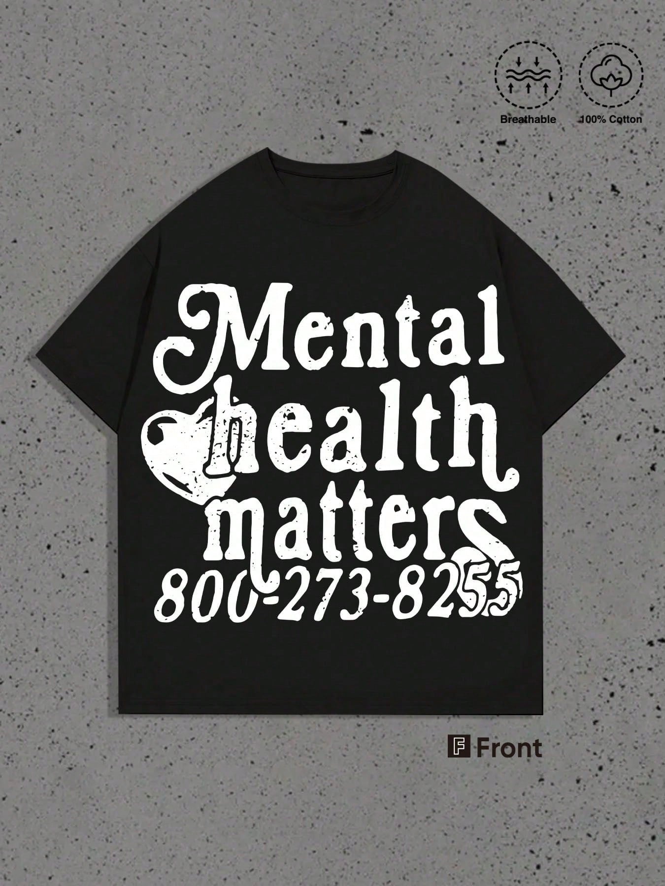 Mental Health Matters Graphic T-Shirt – Casual And Street Style Wear
