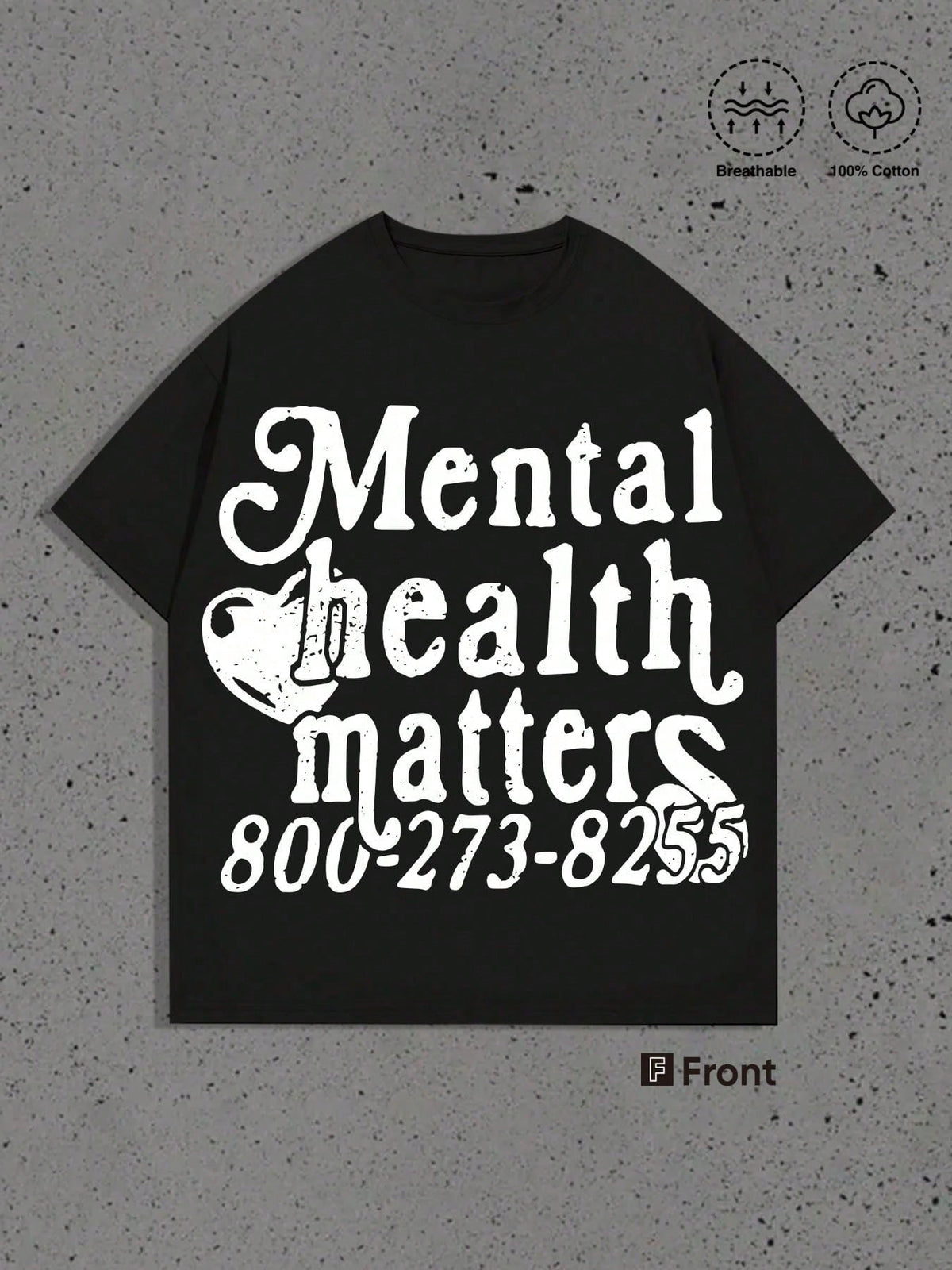 Mental Health Matters Graphic T-Shirt – Casual And Street Style Wear