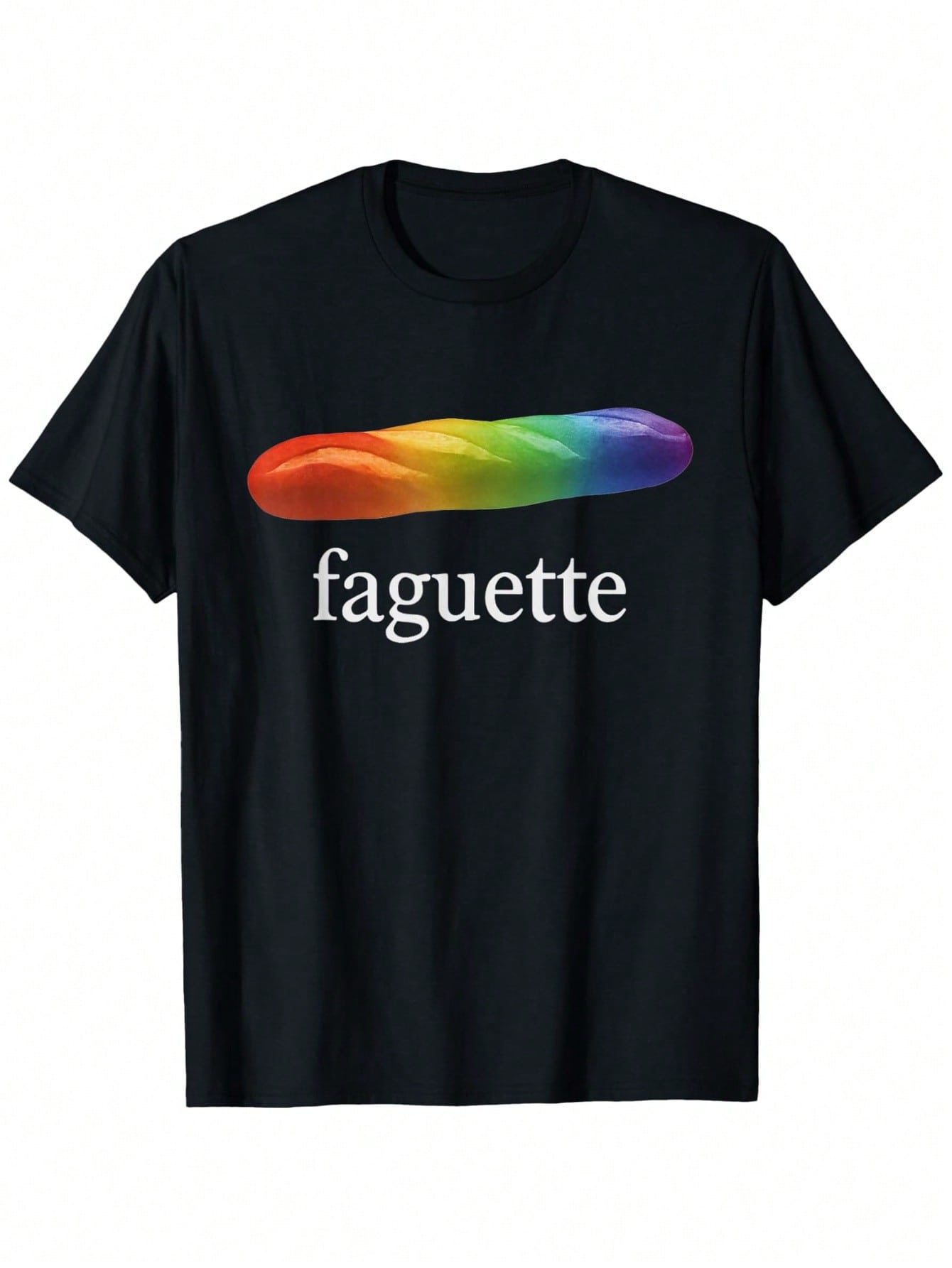 Baguette Rainbow Faguette T-Shirt