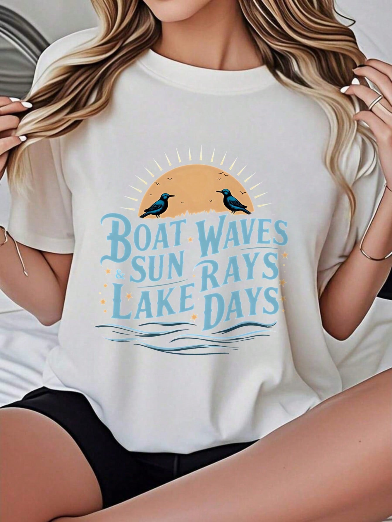 Womens Graphic Funny Oversized T Shirts
