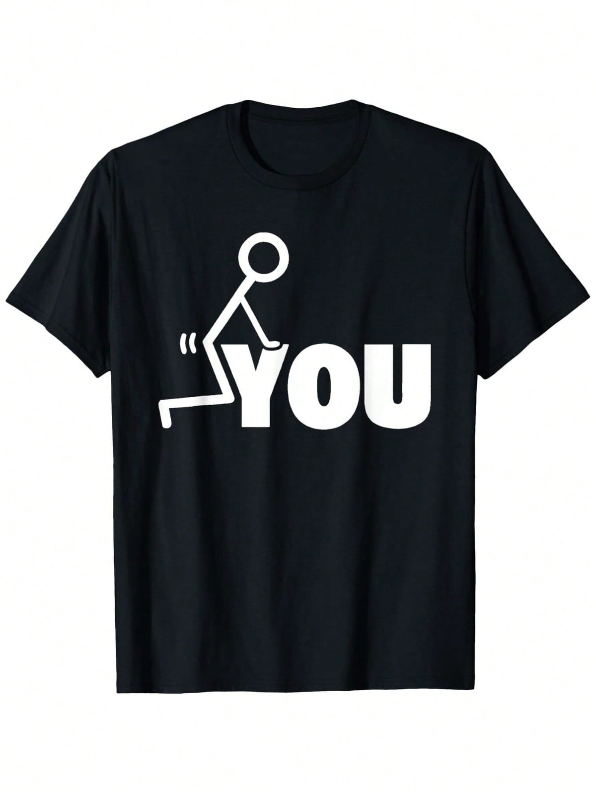 Men'S Funny Joke T-Shirt - Stick Figure Graphic Tee