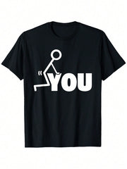 Men'S Funny Joke T-Shirt - Stick Figure Graphic Tee