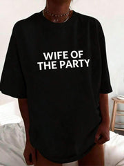 Men's Groom To Be Printed T-Shirt, Bachelorette Party Casual Wear Top Men's Husband Of The Party Graphic T-Shirt, Engagement Party Casual Tee