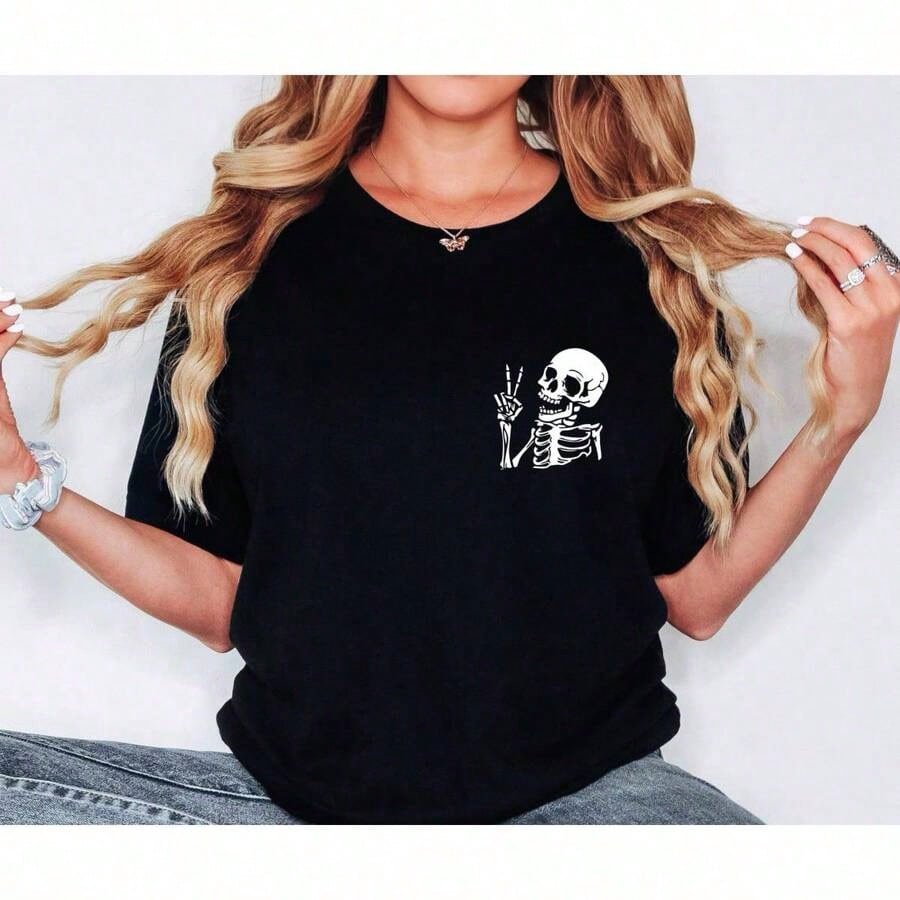 Have Day You Deserve Shirt, Inspirational Motivational Skeleton Shirt