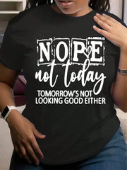 Women's Casual Crew Neck Short Sleeve T-Shirt With Creative Motivational Slogan, Letter, And Heart Prints
