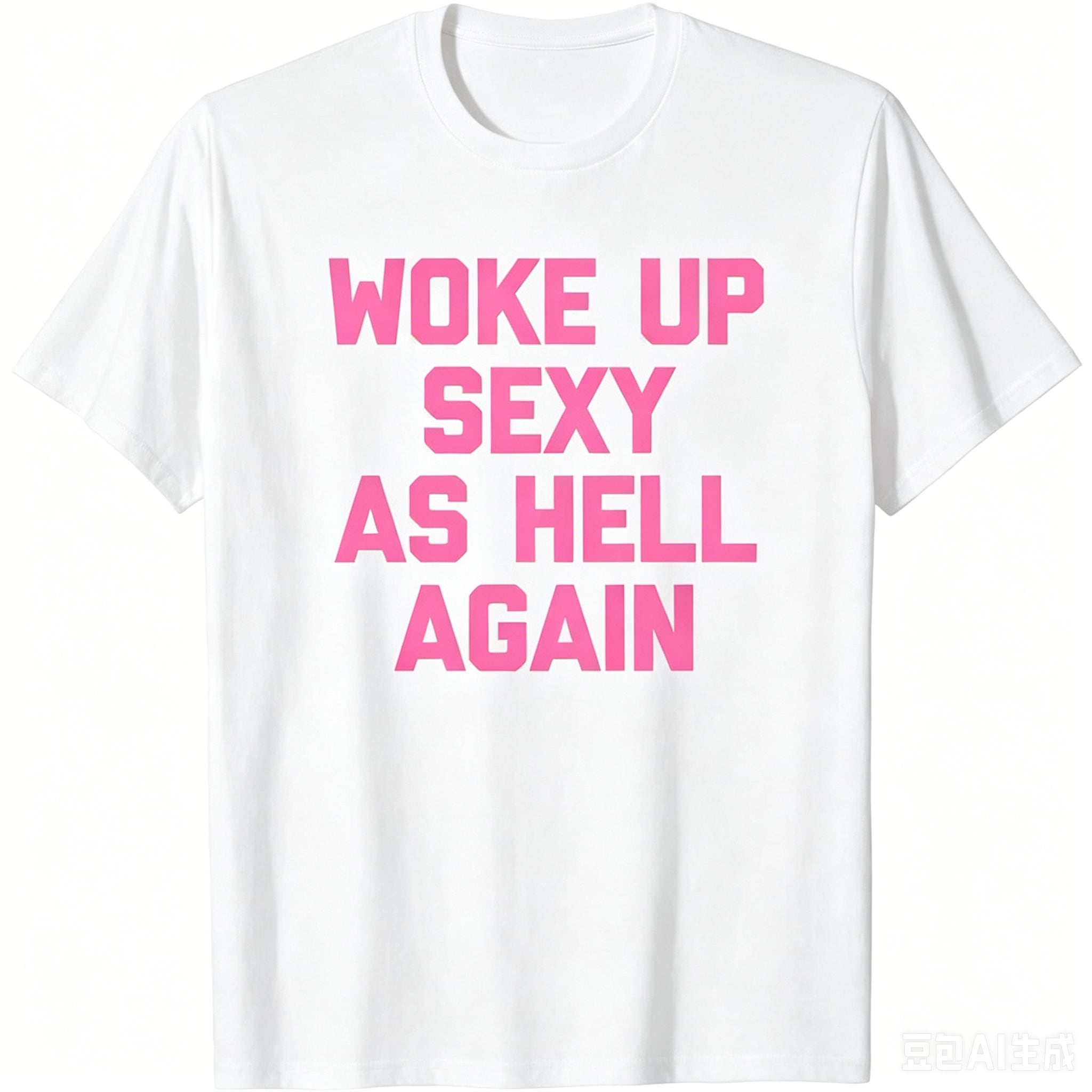 Woke Up Sexy As Hell Again T-Shirt Funny Saying Sarcastic T-Shirt