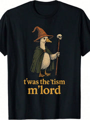 TWAS Tism Lord Silly Goose Pattern Men's And Women's Youth Adult Shirt, Fashion Boutique Shirt, Casual Wear, Printed Round Neck Shirt Plus Size S-5XL