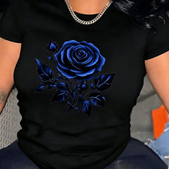 Womens TShirt Crew Neck Casual Short Sleeves Top Women Tshirt