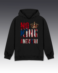 DIYANYONE Original Cotton Hoodie: NO KING AMERICAN Grunge Graphic