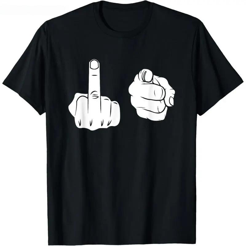 Fu*k-You Shirt Middle Finger Pointing Fuk You Tee F**k You T-Shirt