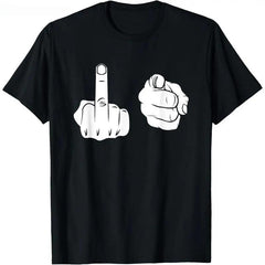 Fu*k-You Shirt Middle Finger Pointing Fuk You Tee F**k You T-Shirt