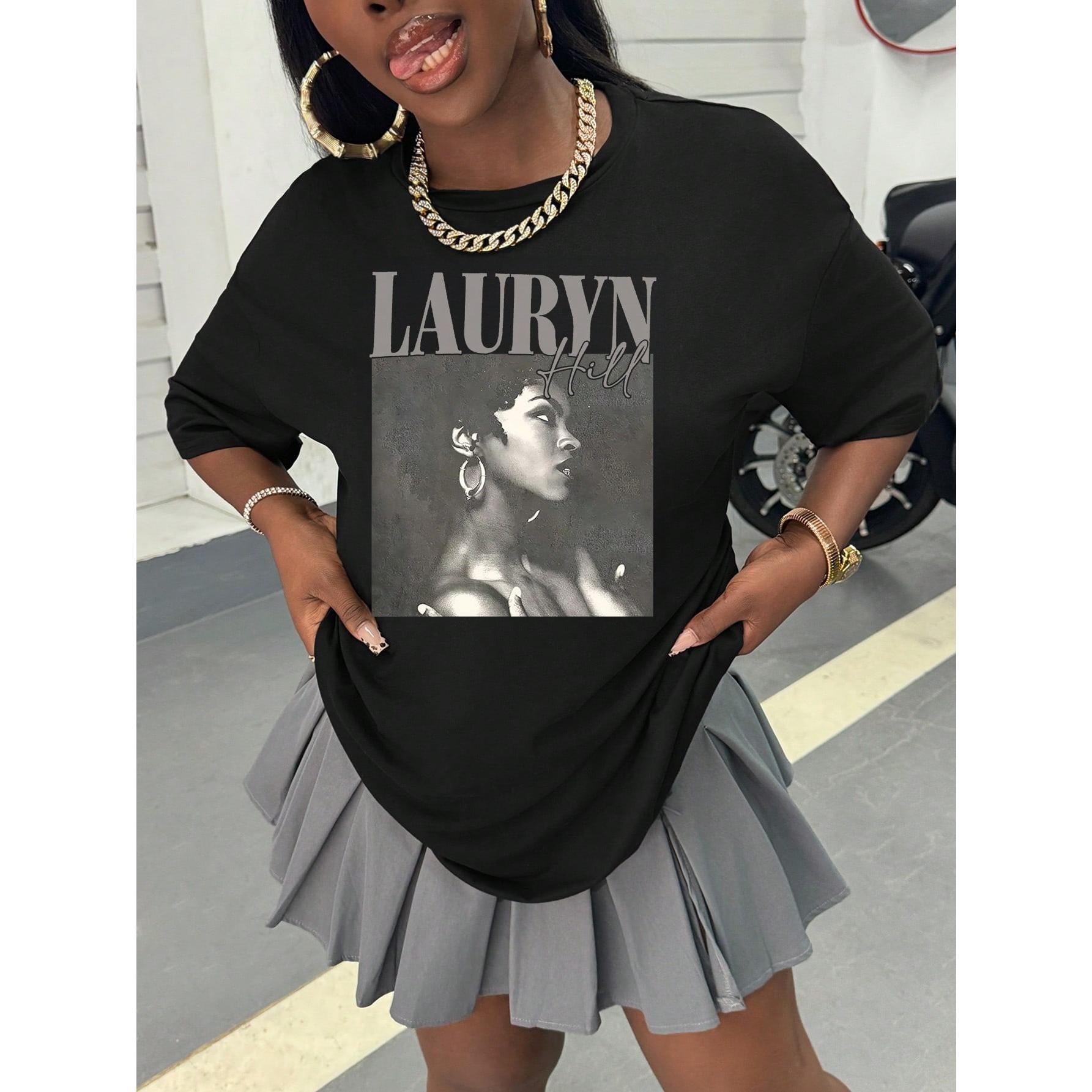 Letter & Animal Print Short Sleeve Casual T-Shirt