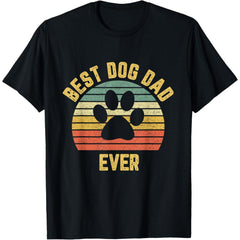 Vintage Dog Dad Retro T-Shirt