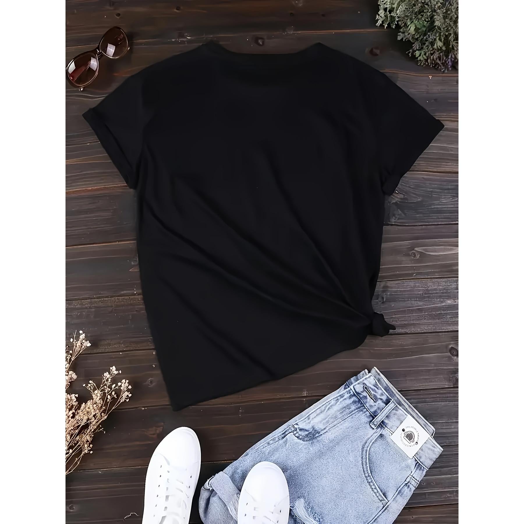 Women'S Leopard Print Bow High Heel Pattern Casual T-Shirt