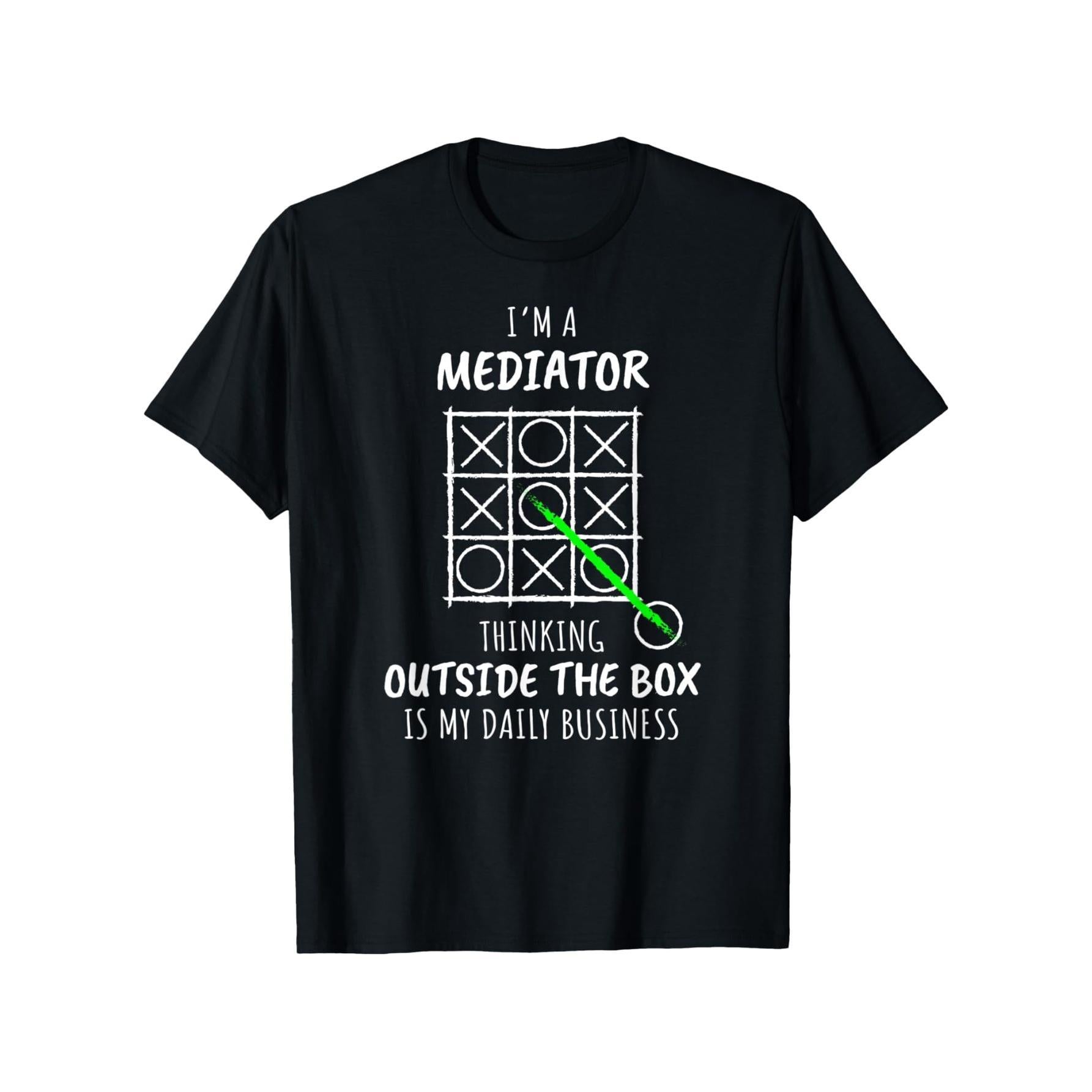Funny Mediator T-Shirt, Suitable for Unisex Casual Round Neck Outdoor Short-Sleeved TShirt