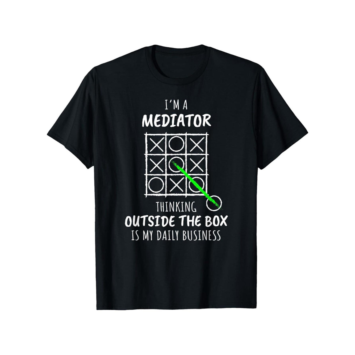 Funny Mediator T-Shirt, Suitable for Unisex Casual Round Neck Outdoor Short-Sleeved TShirt