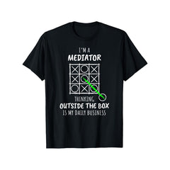 Funny Mediator T-Shirt, Suitable for Unisex Casual Round Neck Outdoor Short-Sleeved TShirt