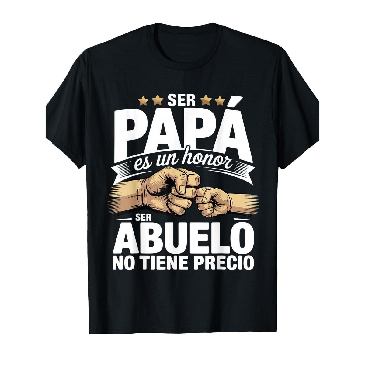 Men'S Spanish Ser Papa Es Un Honor Tshirt Suitable for Uncle Gift Sm Casual Henley Shirt with Round Neck Short Sleeve Spanish Text for Father'S Day Present Machine Washable Ccomfortable, Casual T-Shirt Suitable for All Seasons