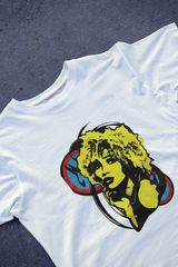 DIYANYONE Original Pop Art Tee: Bold New Wave Woman Graphic