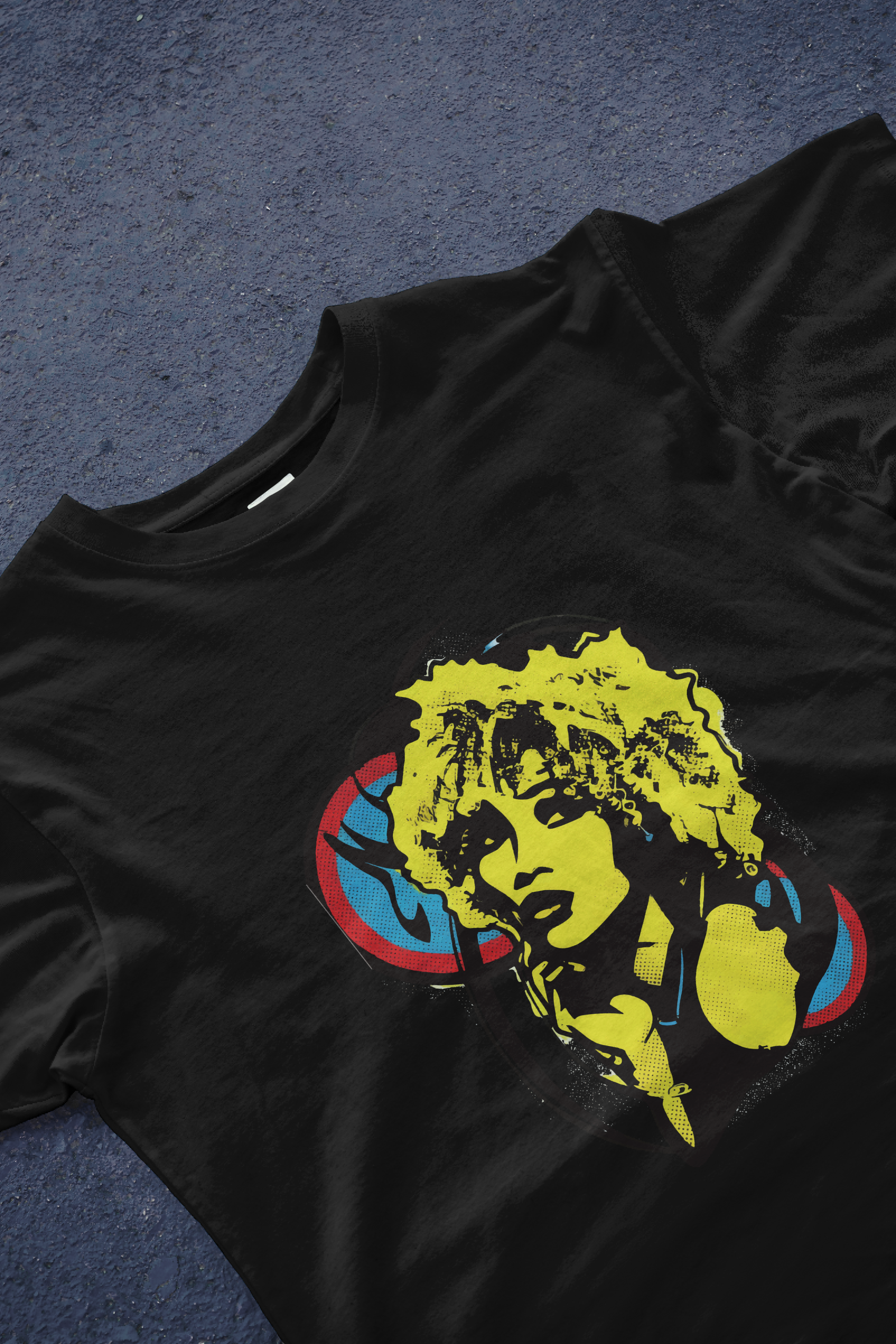 DIYANYONE Original Pop Art Tee: Bold New Wave Woman Graphic