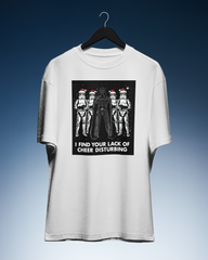 DIYANYONE Sci-Fi Quote T-shirt: Vader's Lack of Cheer