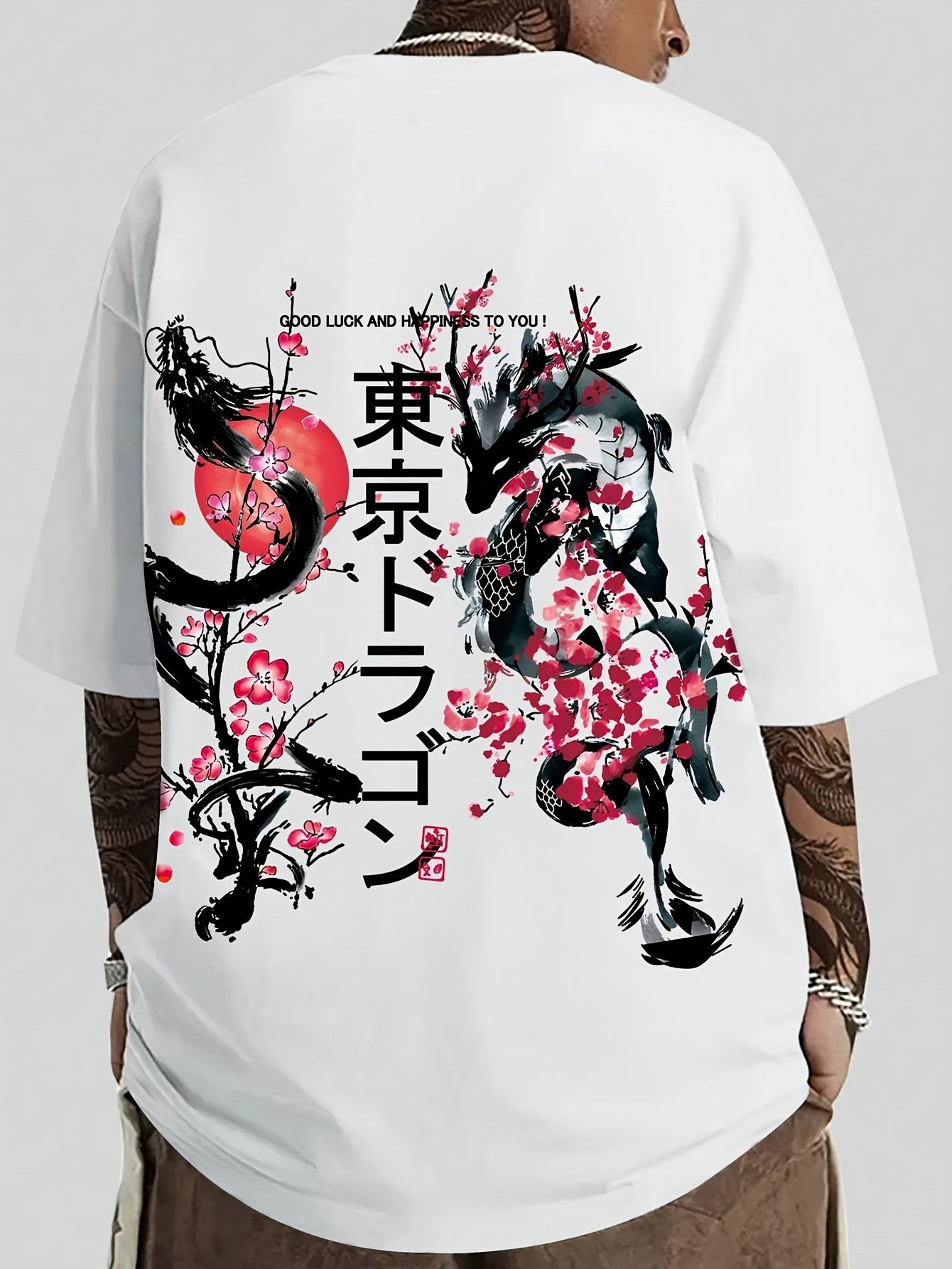 Men's Graphic Crew Neck Short Sleeve T-Shirt 100%Cotton Comfortable daily T-shirt For Men，Streetwear