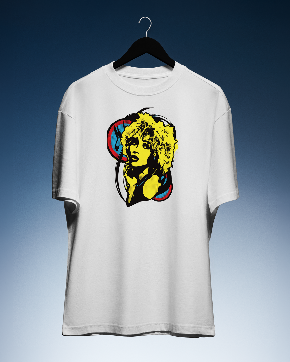 DIYANYONE Original Pop Art Tee: Bold New Wave Woman Graphic