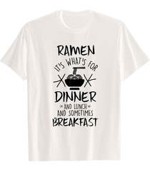 Funny Ramen Dinner Lunch Breakfast Noodle Love Pho T-Shirt