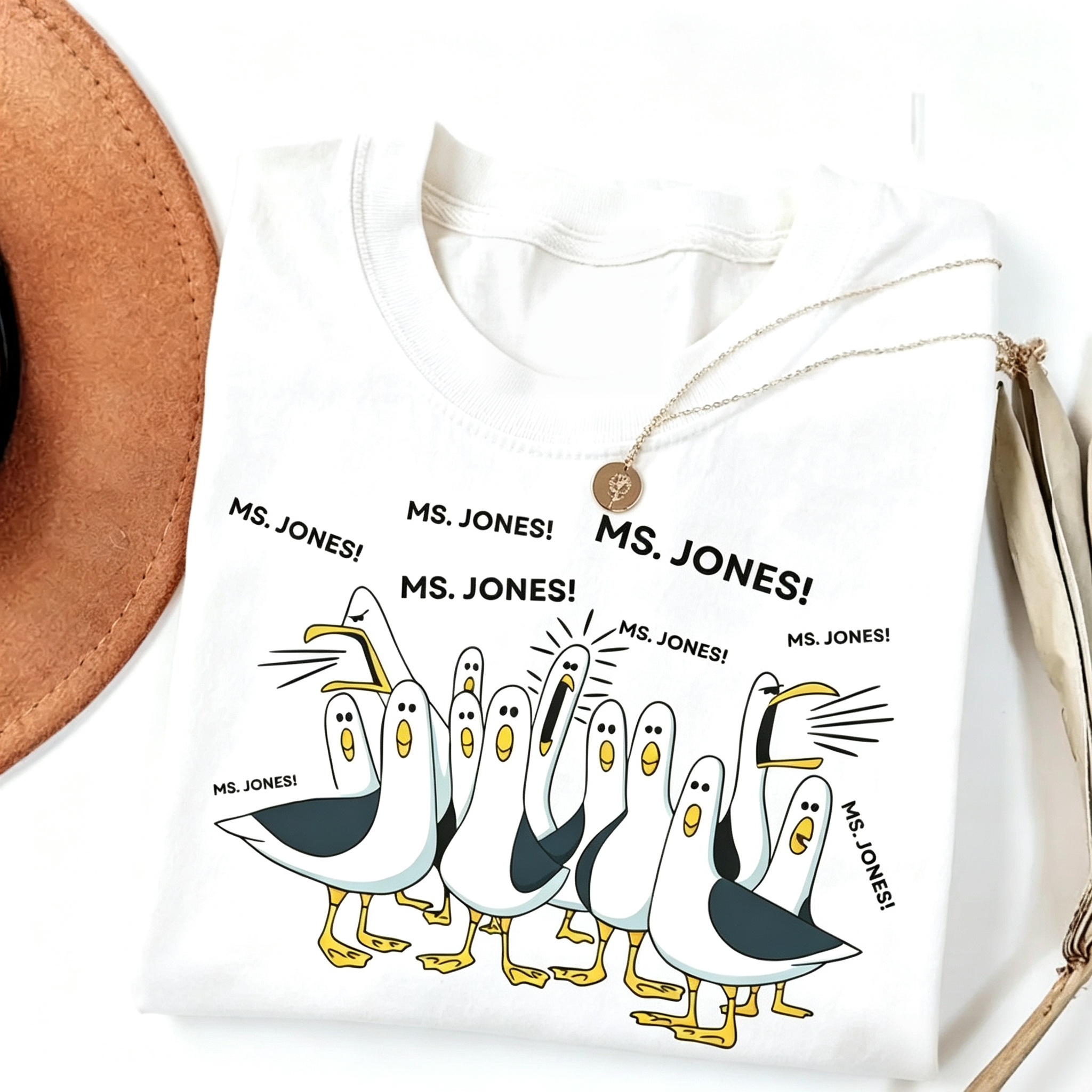 Seagull Teacher TShirt, Funny Teacher Tee, Personalized Appreciation Gift