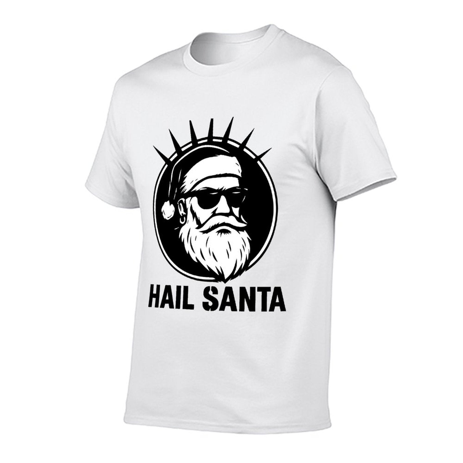 Graphic tee [hail santa] funny t-shirt Unisex gift idea holiday vibe Xmas gift punk santa