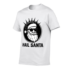 Graphic tee [hail santa] funny t-shirt Unisex gift idea holiday vibe Xmas gift punk santa