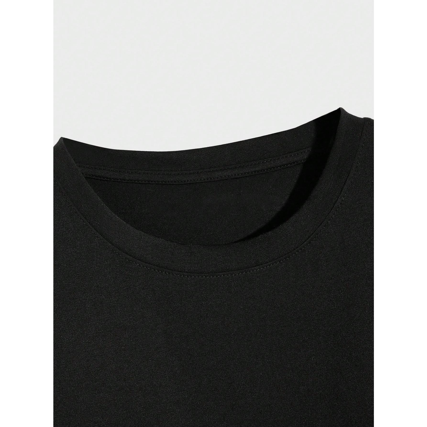 Dinosaur Slogan Printed Commuter T-Shirt