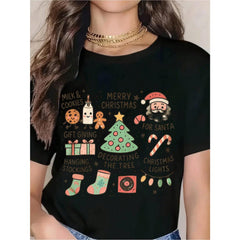 Merry Christmas T-Shirt Cute Christmas Graphic Tee