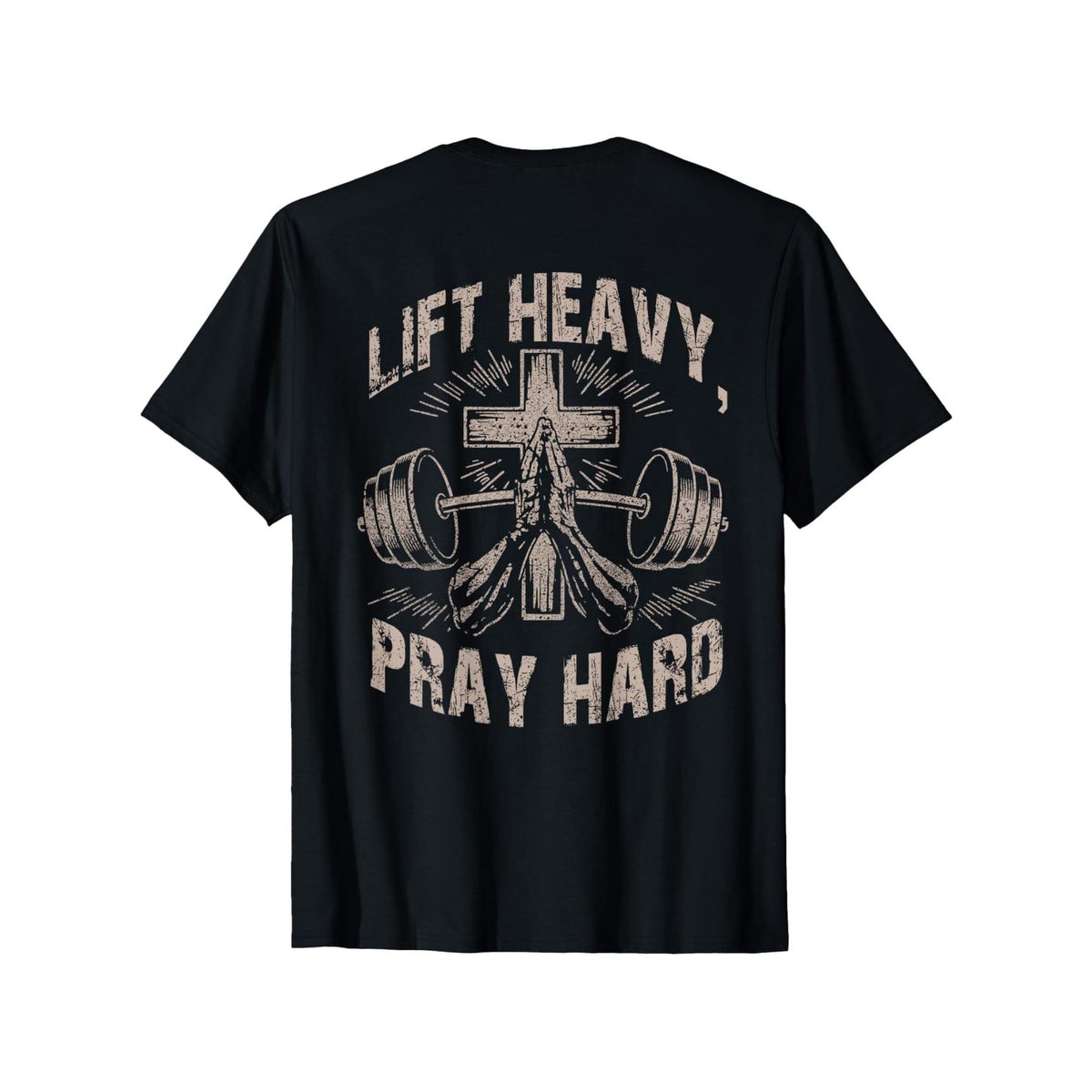 TShirt for Christian Faith Featuring a Print on The Back - Ideal, This Short-Sleeve Round Neckfor Church And Casual Occasions