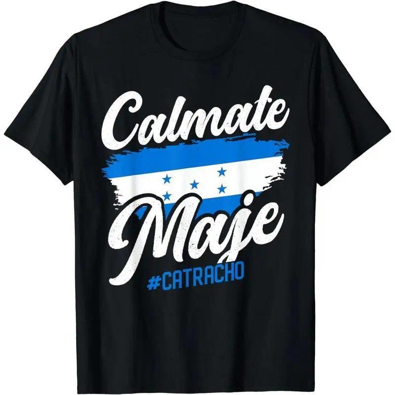 Men's Graphic Cotton T-shirt with Funny Quote Figure Print - Preppy Streetwear Style, Round Neck Fitted Cut, Wide Range