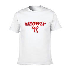 Graphic tee [meowly] funny t-shirt Unisex Xmas Christmas gift holiday vibes