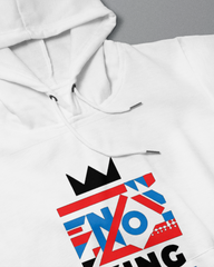 DIYANYONE Original Cotton Hoodie: NO KING IN AMERICAN Abstract Graphic