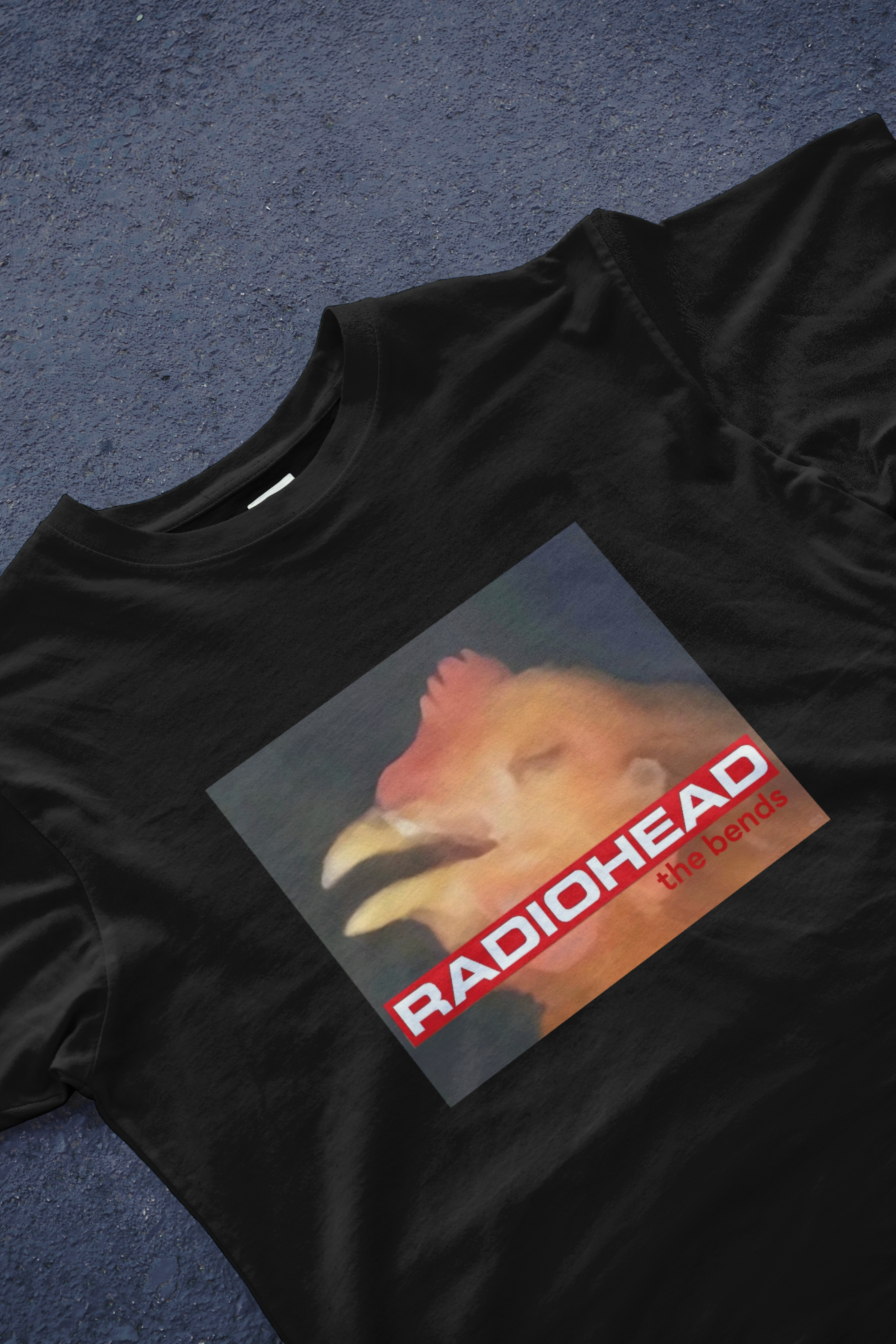 DIYANYONE Original Band Parody Tee: Cock 'The Bends' Album Cover