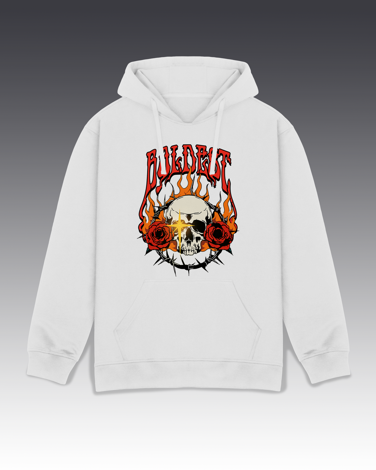 DIYANYONE Original Streetwear Tee: BOLDEST Skull and Flame Graphic