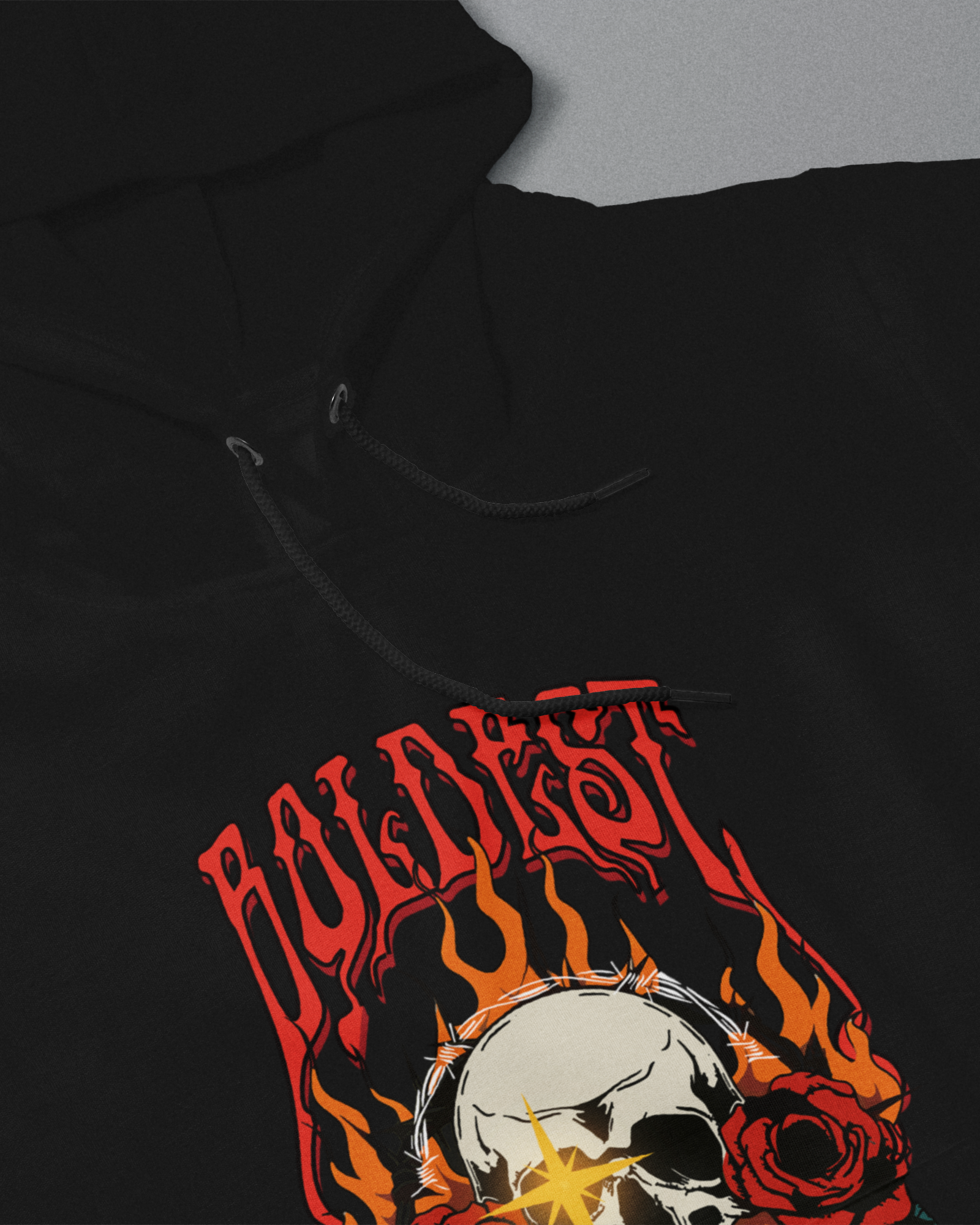 DIYANYONE Original Streetwear Tee: BOLDEST Skull and Flame Graphic