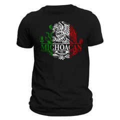 Michoacan Mexico Eagle Emblem Mexican Flag T-Shirt