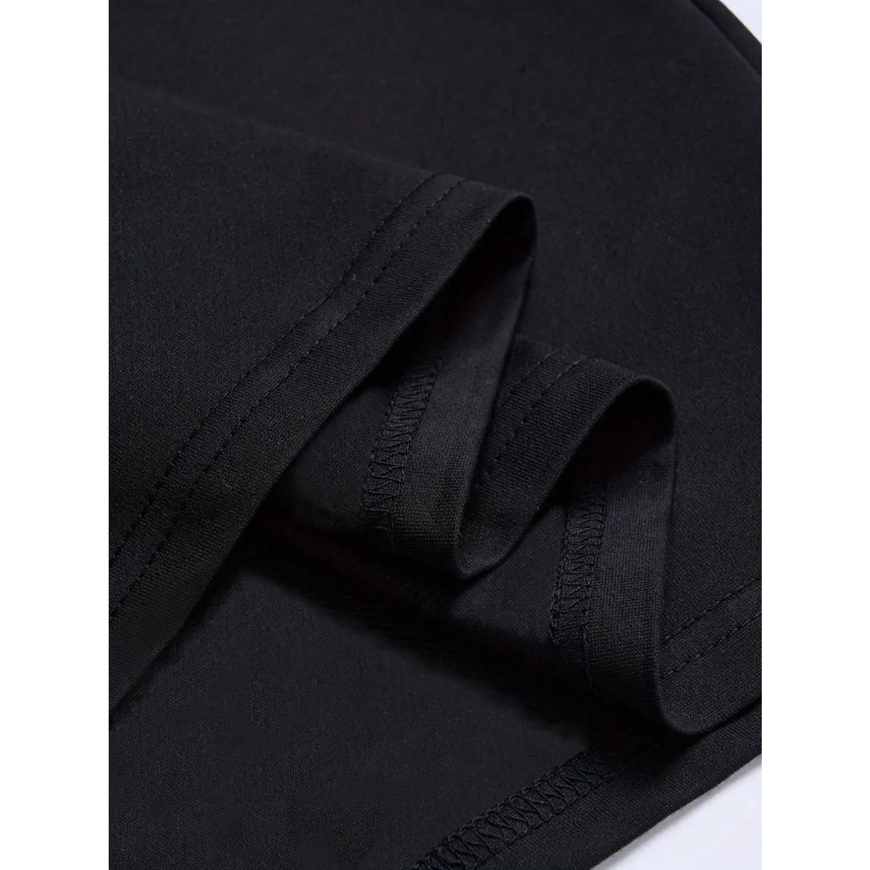 Letter Printed Casual Commuter T-Shirt