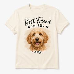 Personalized Pet T-Shirt Custom Dog Cat Photo Graphic Tee for Pet Mom and Dad