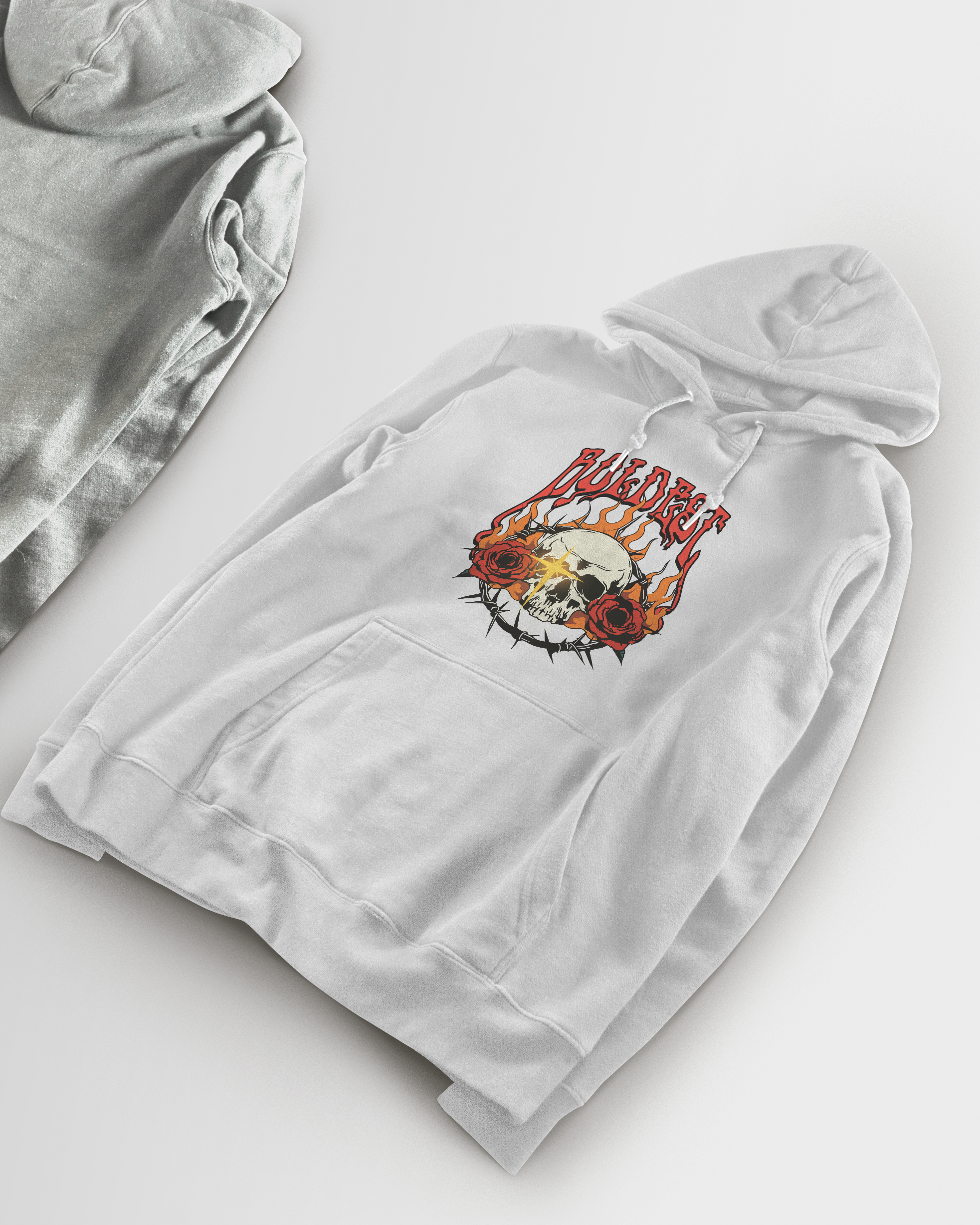 DIYANYONE Original Streetwear Tee: BOLDEST Skull and Flame Graphic