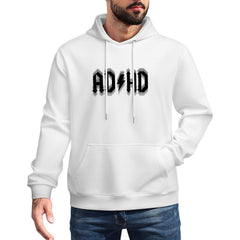 Unisex cotton Hoodies soft everyday wear fashion[FUNNY adhd]rock graphic hoodies Punk style