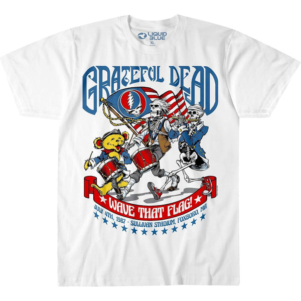 Grateful Dead 4th of July Wave That Flag T-Shirt