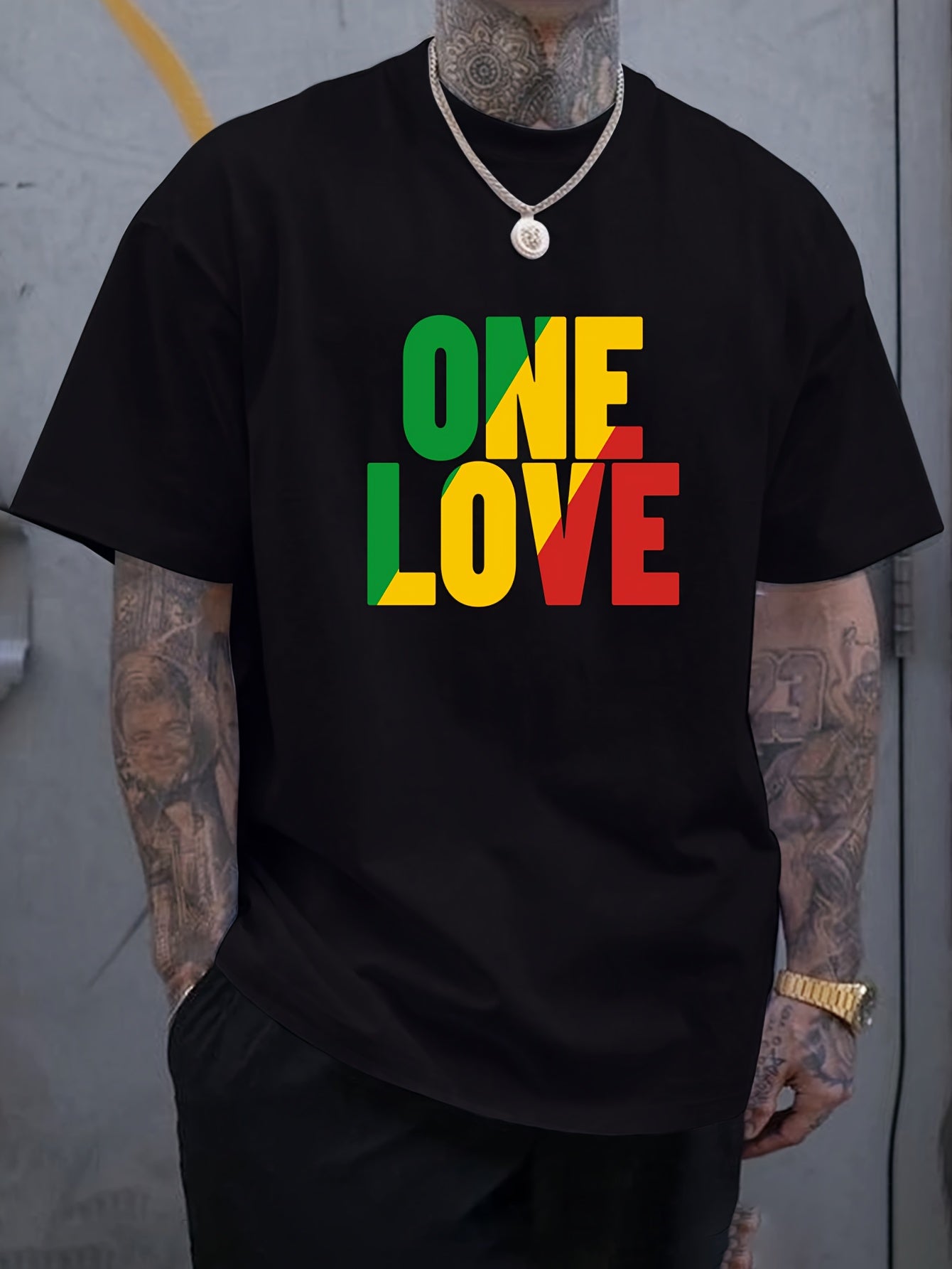 Plus Size Men's Pattern Printed Inner Layer T-Shirt Summer Short Sleeve Top Lining, PLUS SIZE