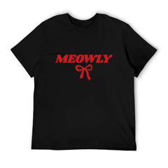 Graphic tee [meowly] funny t-shirt Unisex Xmas Christmas gift holiday vibes
